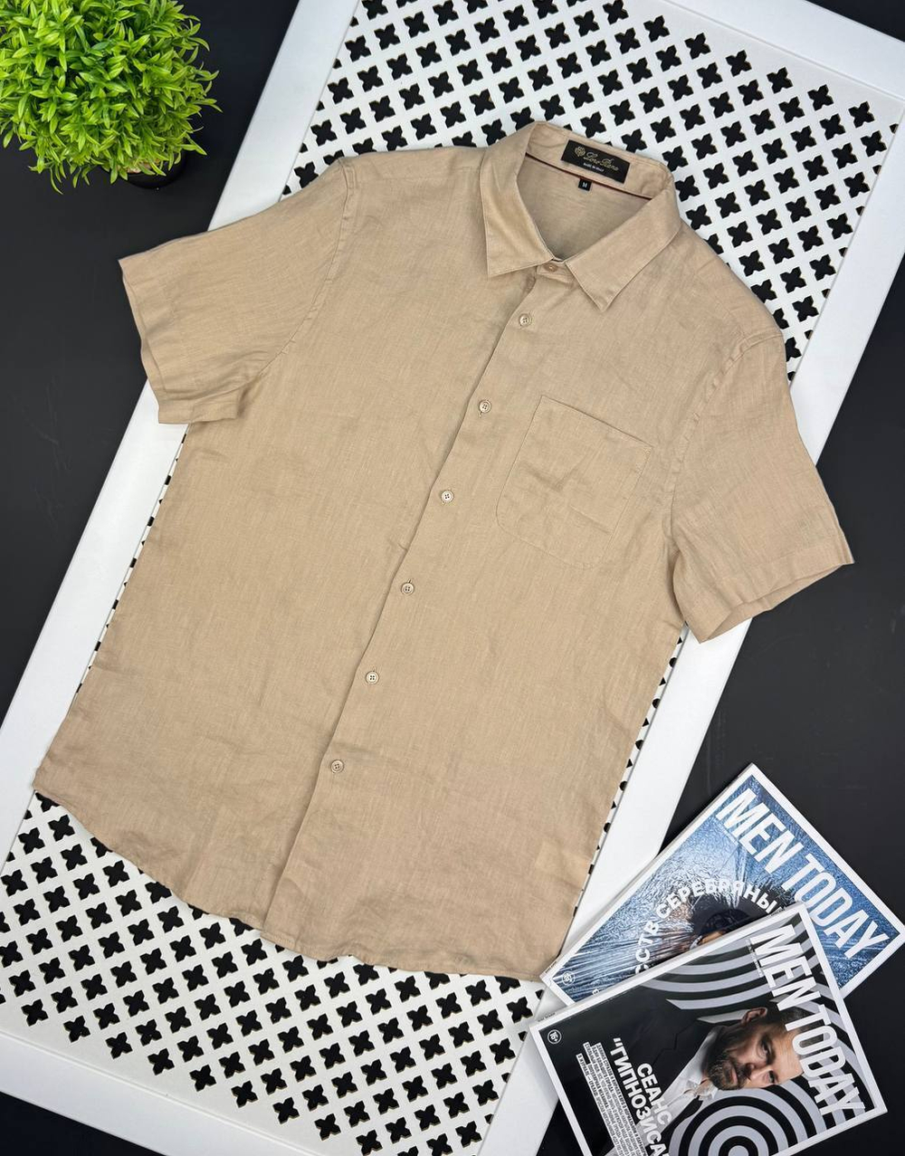 Льняная рубашка Loro Piana