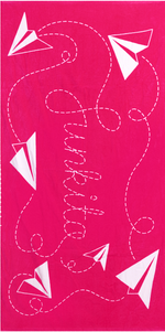 Хлопковое полотенце FUNKITA Paper Pink