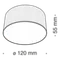 Потолочный светильник Зон / Zon 12 Вт 4000 К 120° Technical c032cl-l12w4k