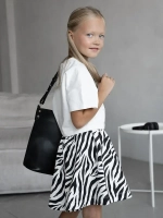 Летний костюм, футболка и шорты для девочки