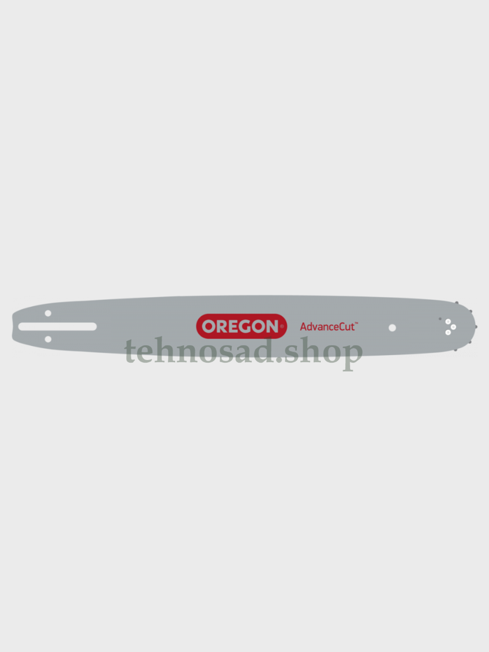 Шина пильная Oregon 160SXEA041 Усиленная AdvanceCut (носовой подшипник на 3 заклепках), длина 16" (40см), паз 1,3мм (0,050"), шаг 3/8", хвостовик A041, для цепи 56/57 3в.
