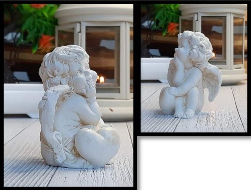 Молд силиконовый "3D Ангел мечтающий" КК107