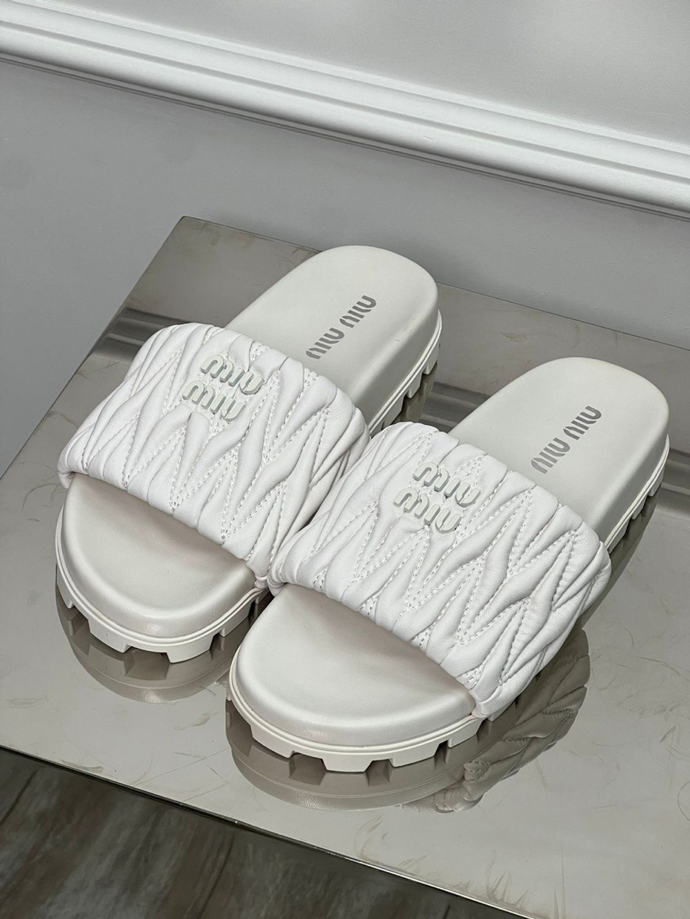 Шлепанцы MIU MIU, арт. 713725
