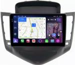 Магнитола для Chevrolet Cruze 1 2009-2012 (рамка черная) - FarCar S400-TS18 монитор 9.5" QLED на Android 14, CarPlay, 4G SIM-слот