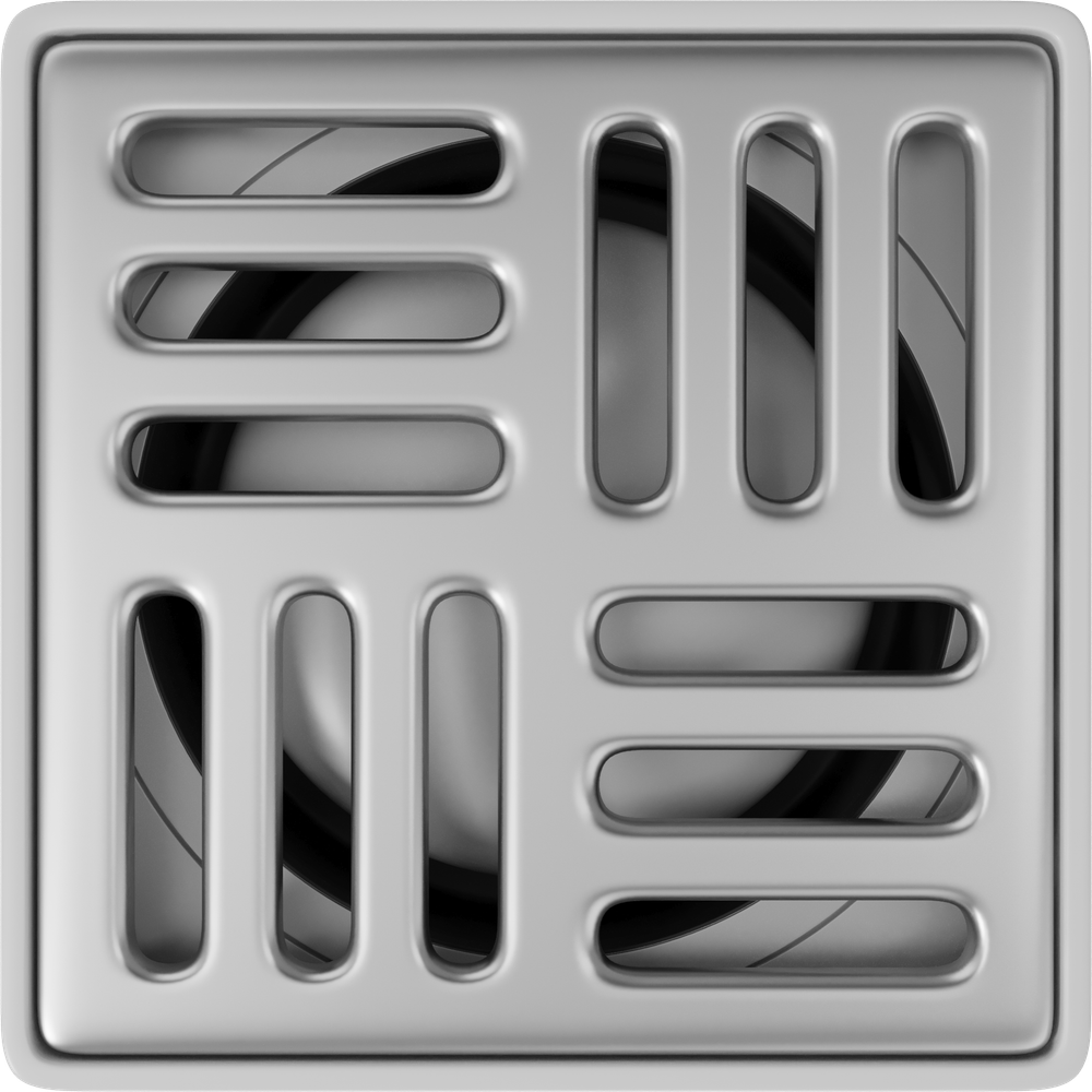 Душевой трап CK DRAIN 4001-0150-10 10x10, в пол, с сифоном