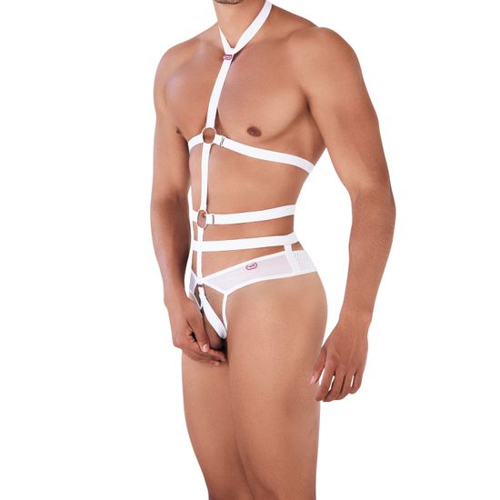 Мужские трусы тонги белые Pikante DECIDED THONG 034401