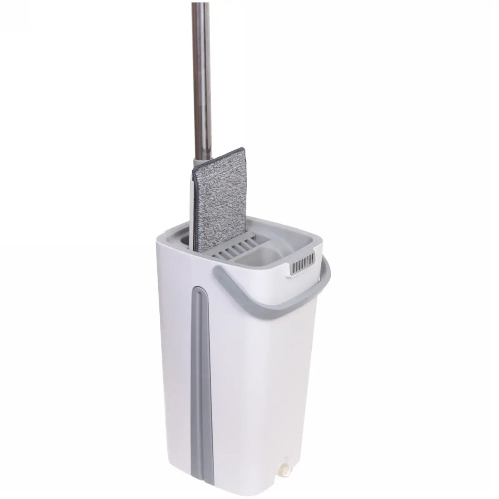 Набор для уборки «Селфи» Клио (ведро с отжимом, швабра, две насадки) в цветной коробке 264