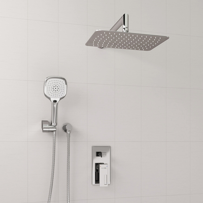 A16069 Встраиваемый комплект для душа с верхней душевой насадкой и лейкой