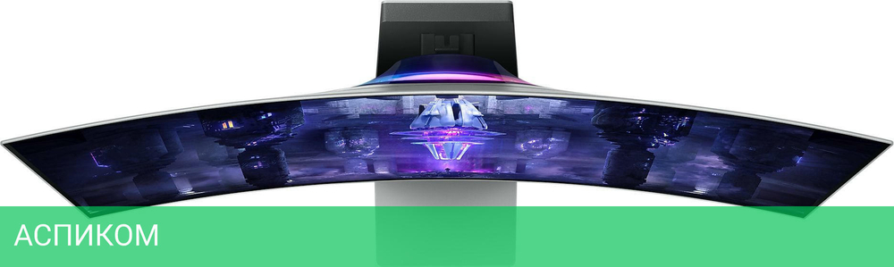 Монитор Samsung Odyssey G8 S34BG850SI серебристый (LS34BG850SIXCI)