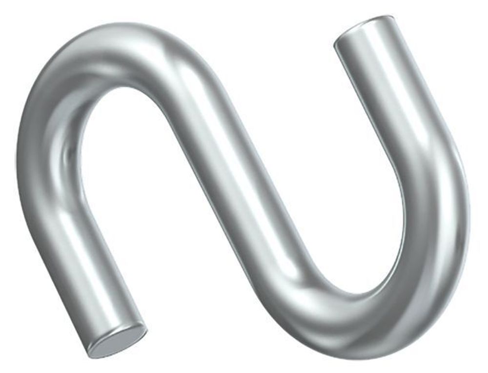 Крюк S-образ. 4 мм IEK CLP1P-KS-5 Крюк S-образ. 4 мм IEK CLP1P-KS-5