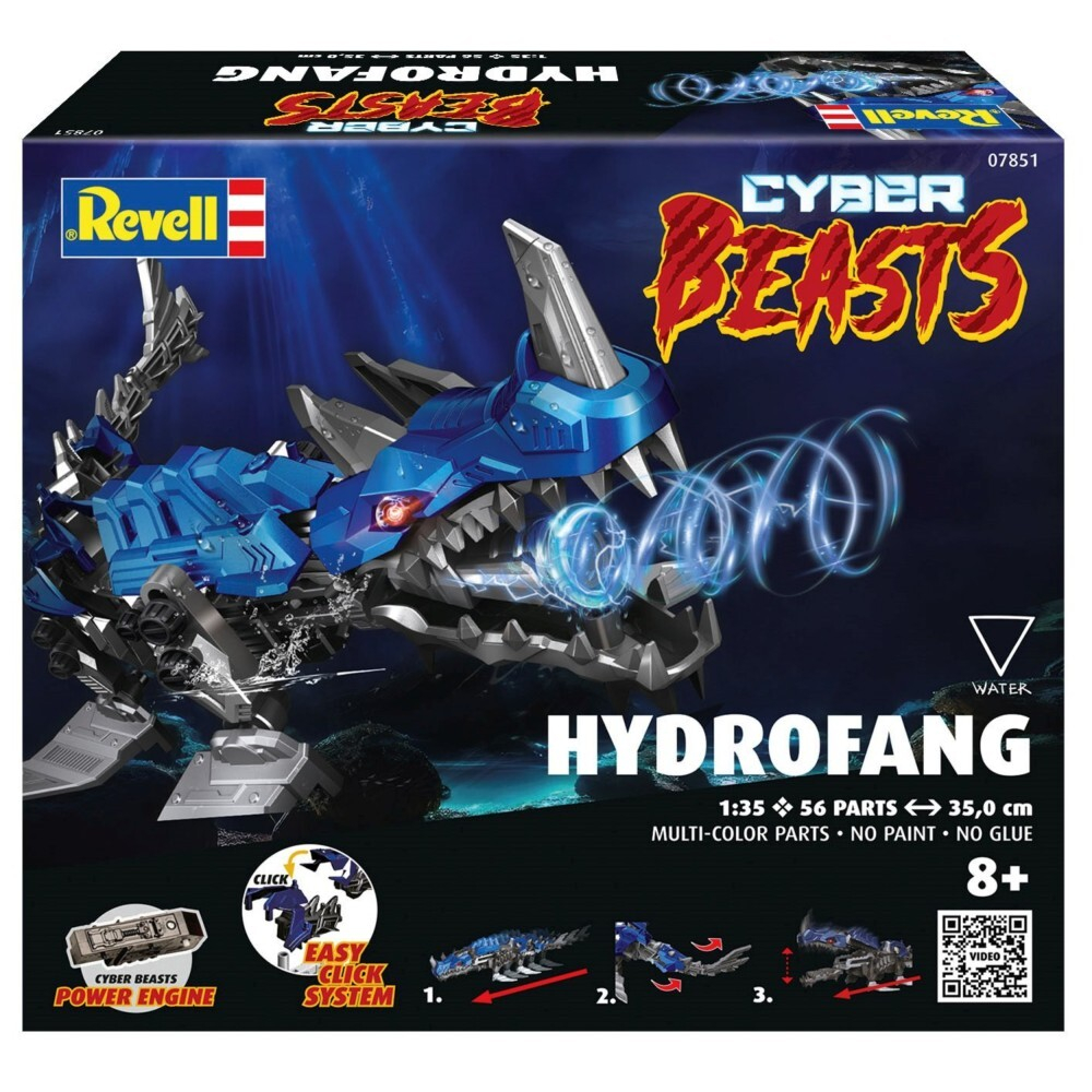 Revell - CyberBeasts HydroFang 56 elem. Складная модель 07851 / артикул   07851  / GTIN 4009803078519