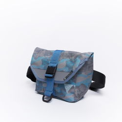 Поясная сумка GO x JANESONN ENGRAVE Belt Bag индиго/серый