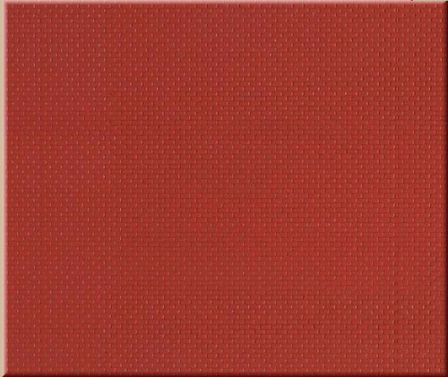 Пластиковый лист "Красный кирпич" - 10х20 см.