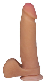 Телесный фаллоимитатор на присоске BEST COCK 8 - 22 см.