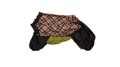 Комбинезон,  утепленный байкой 19 мальчик (обхват груди 34 - 39) темно салатовый - черный