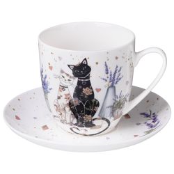 ЧАЙНАЯ ПАРА LEFARD "ЛАВАНДОВЫЕ КОТЫ" 350 МЛ (КОР=24НАБ.)