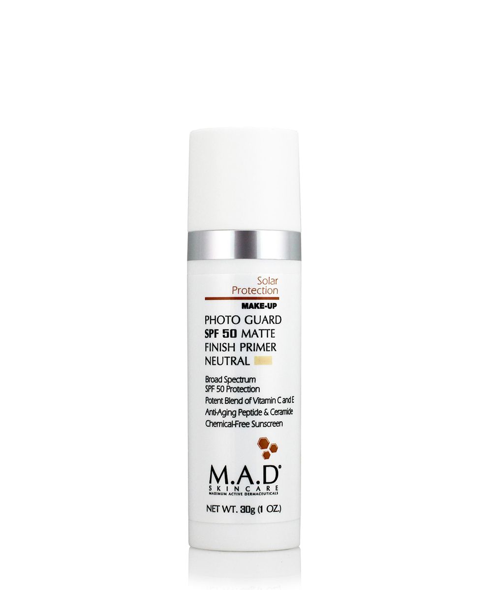 M.A.D. PHOTO GUARD SPF 50 MATTE FINISH PRIMER-NEUTRAL Матирующий крем-праймер с защитой SPF50