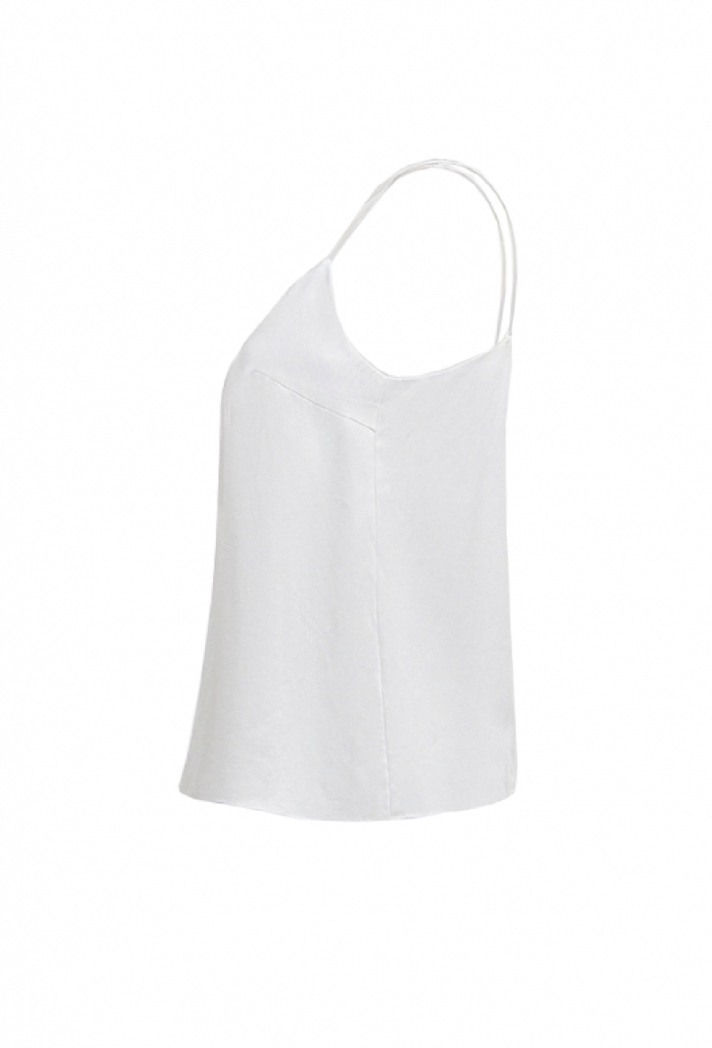 Топ на тонких бретелях белый 21-02-24 SS