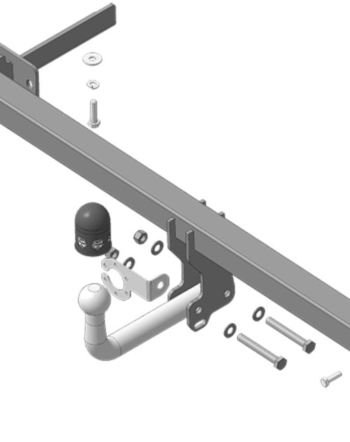 Фаркоп для Лада Веста 2016-2022 (вкл. версию Cross) АвтоСтандарт.L101As