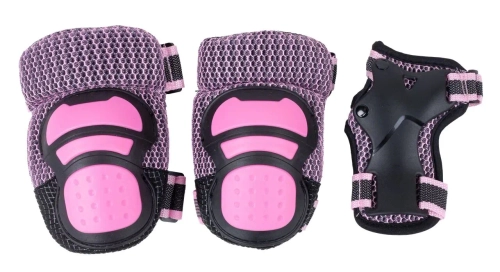 Комплект защиты Safe fit teens 4.0 (M) розовый