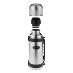 Термос Biostal (1,5 литра) с ручкой, стальной