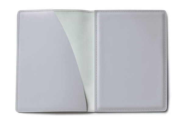 Папка "НА ПОДПИСЬ" из кожи цвет СЕРЫЙ