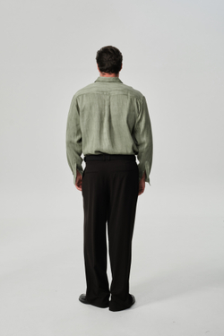 Рубашка | washed olive