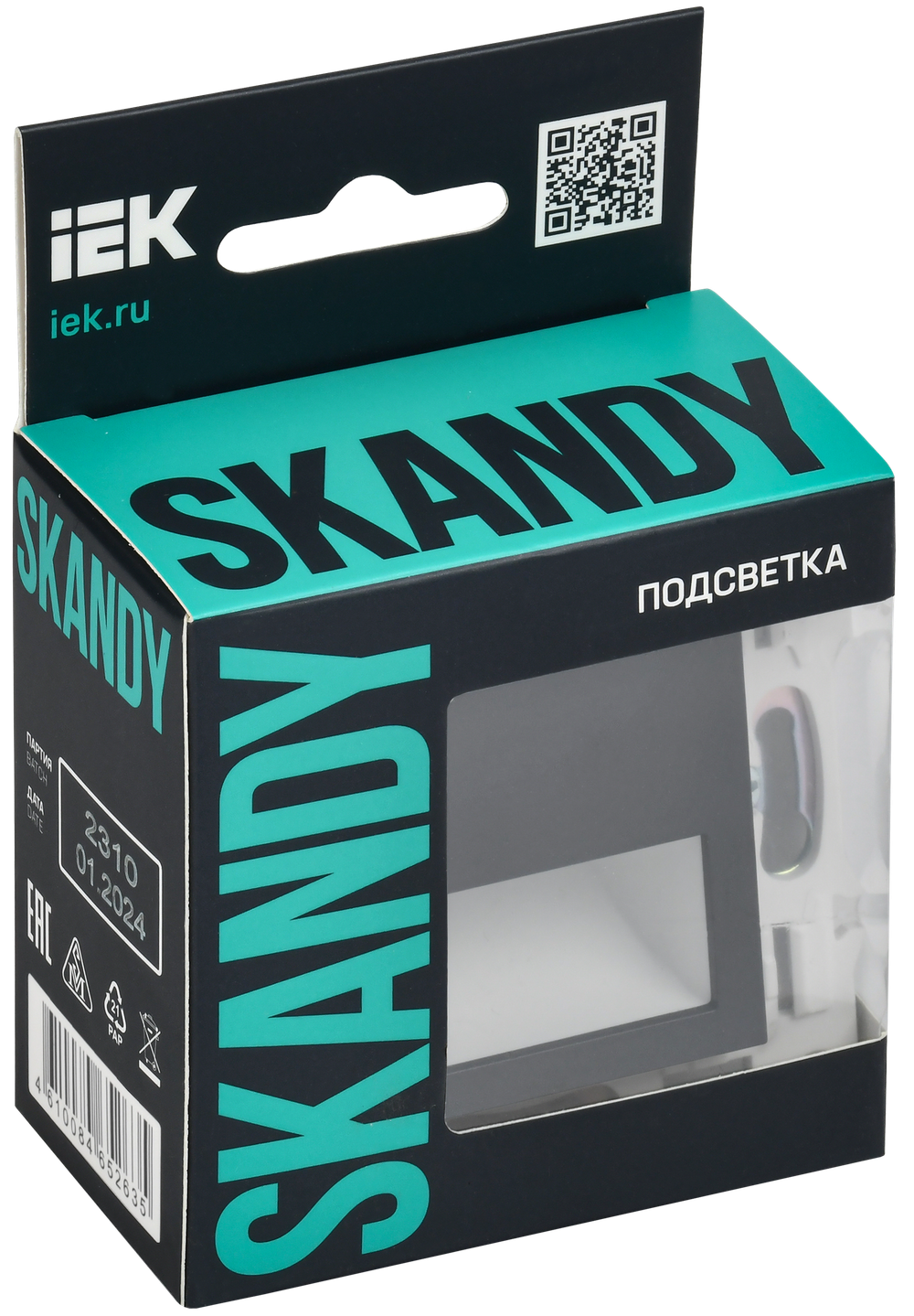SKANDY Подсветка LED встраиваемая SK-L01Bl черный IEK
