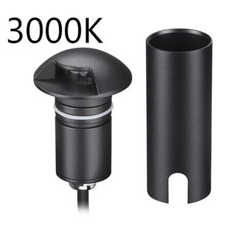 6662/1GL3 NATURE ODL25 691 черный/металл Встраиваемый грунтовый светильник IP67 LED 3W 3000K 75° 12V/24V WALD (нужен драйвер 357781/357782)