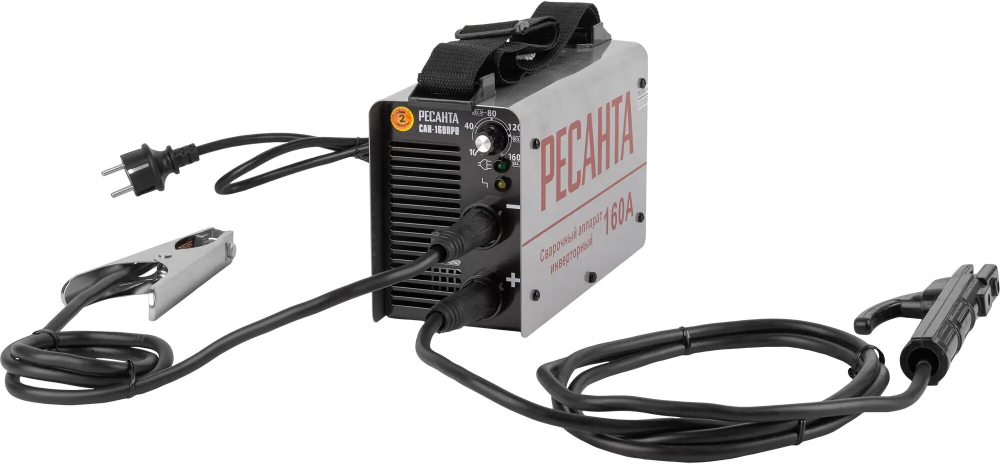 Сварочный аппарат инверторный Ресанта САИ-160 (ММА, 160 А, ПВ - 70%)