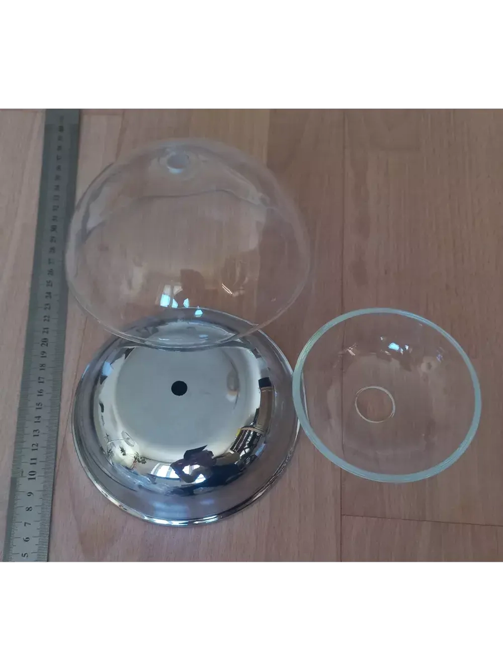 Люстра подвесная 6 свечей со светодиодной подсветкой