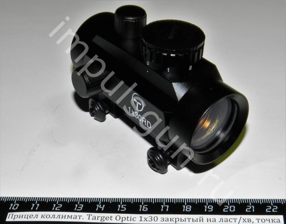 Коллиматорный прицел Target Optic 1х30 закрытый на ласточкин хвост точка TO-1-30 DT