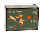 Патрон 12/76 Техкрим №00 Жирный Гусь Техкрим, коробка 10 шт.