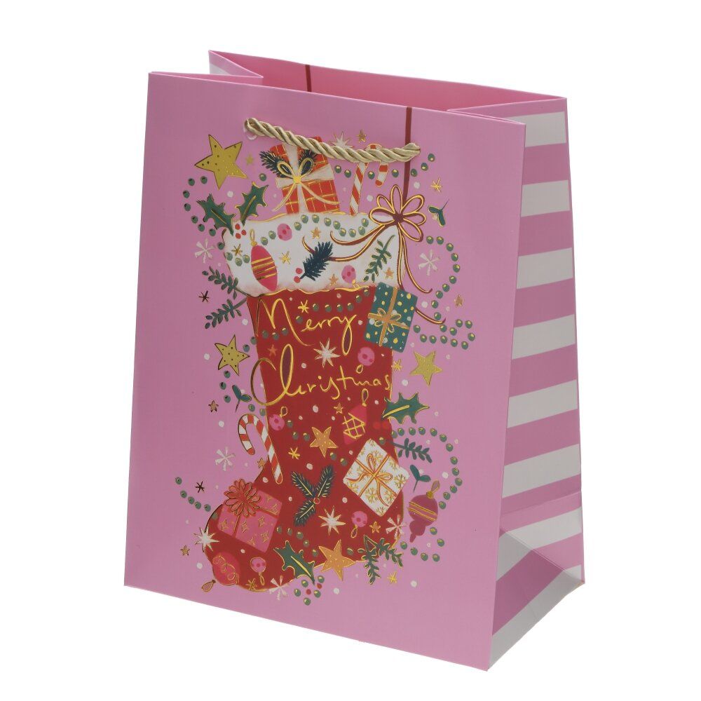 GAEM Пакет подарочный S (бумага 210г/м2, блок 12шт), L18 W10 H23 см, 4в.