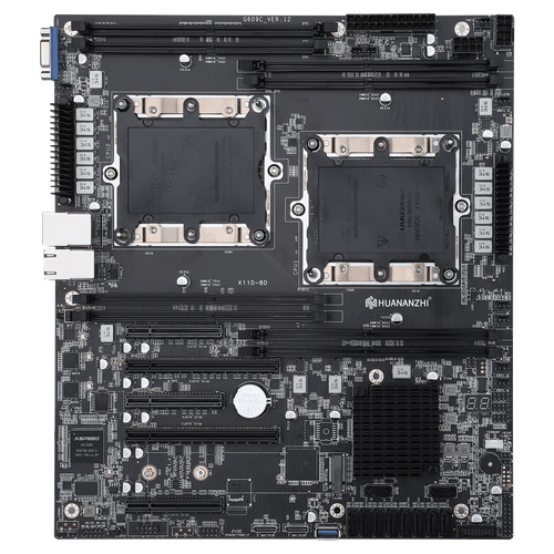 Материнская плата с процессором HUANANZHI X11D-8D DUAL, Socket3647(x2), Xeon Gold 6149 (x2), EATX, Retail, Socket3647(x2), 8xDDR4, PCIe3.0, GLAN, 4xUSB2, 3xUSB3, VGA (HNZ-X11D-8D-DUAL-6149)