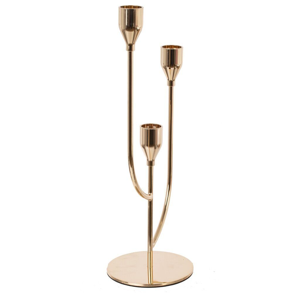 GAEM Подсвечник для 3-х свечей, L14 W10 H31 см