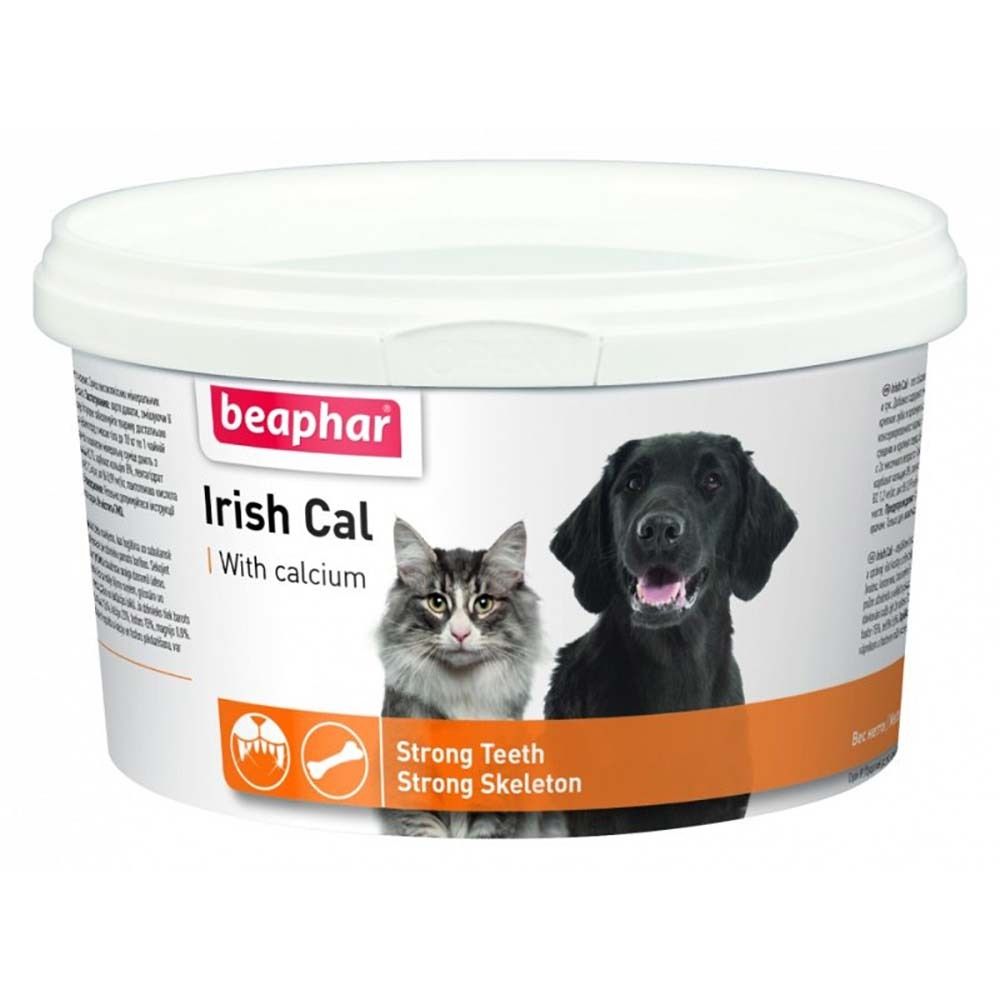 Витамины для костей для кошек и собак (Beaphar Irish Cal) 250 г порошок