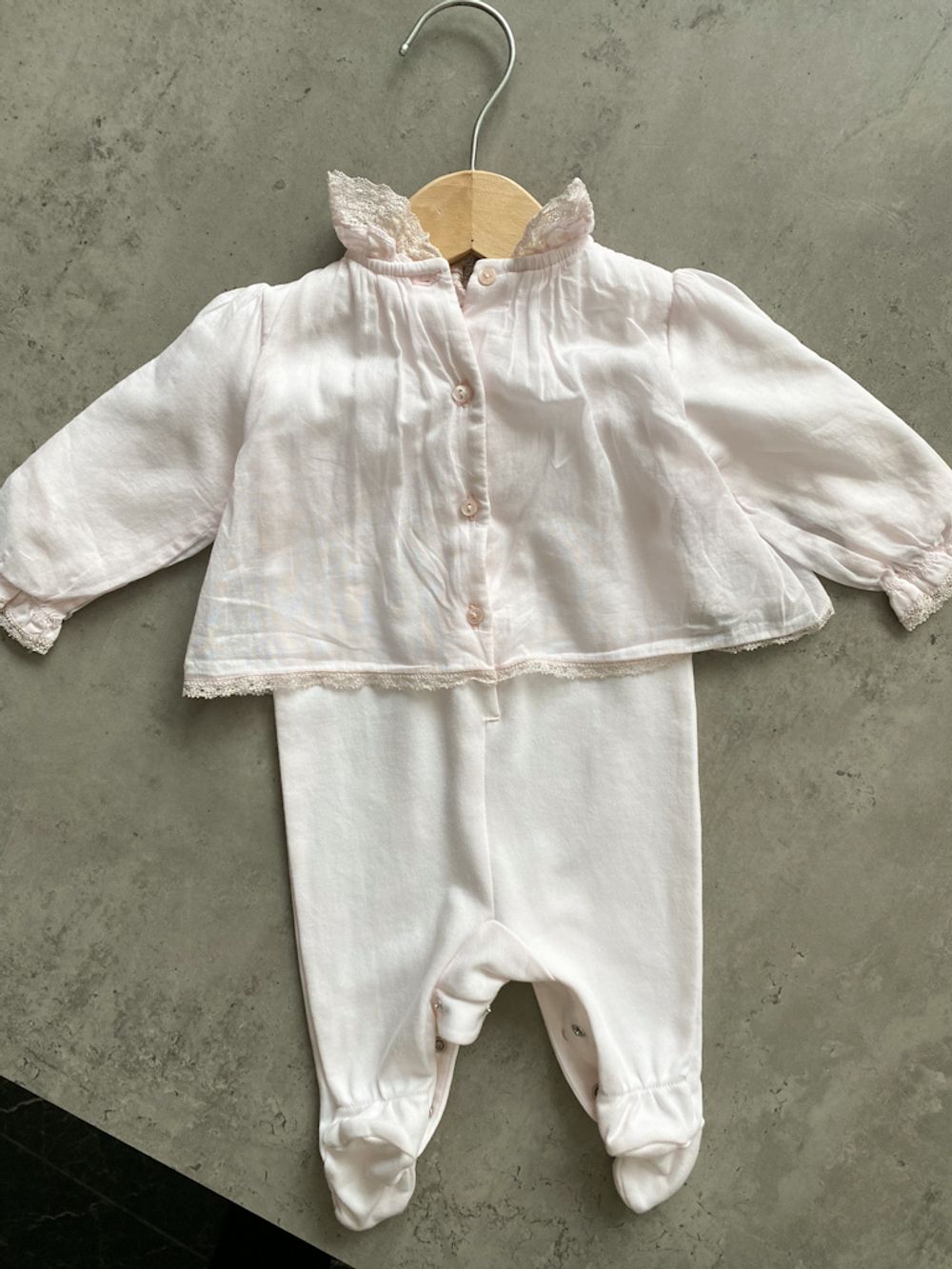 Хлопковое боди с шапочкой  Dior, 52