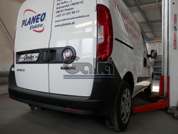 Фаркоп оцинкованный Galia F111A для FIAT Doblo 2010-, Opel Combo 2012-(паспорт и сертификат в комплекте)(без электрики)