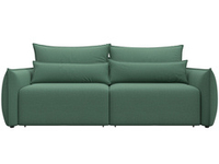 Диван прямой Лига-051 НПБ РОГОЖКА Амур 11 зеленый