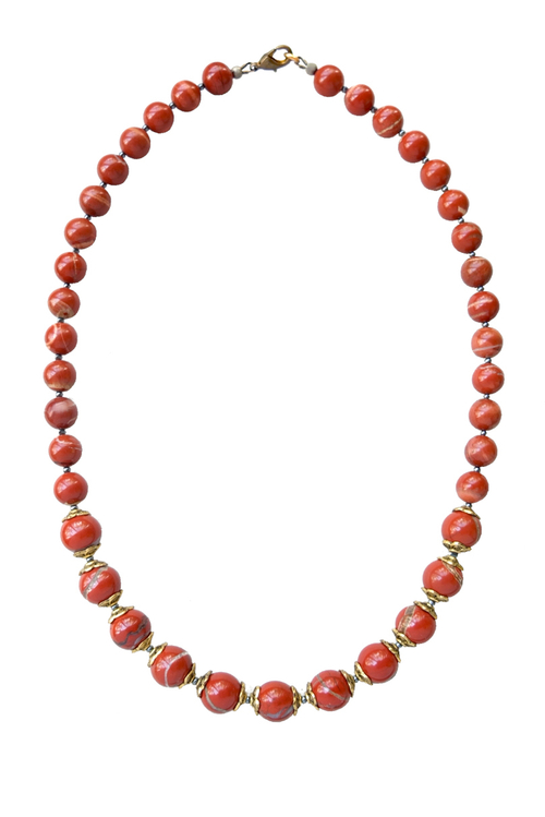 бусы из яшмы (н-0310)