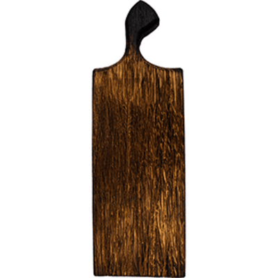 Доска для подачи прямоугольная с ручкой(10см);дуб;H=25,L=300,B=130мм