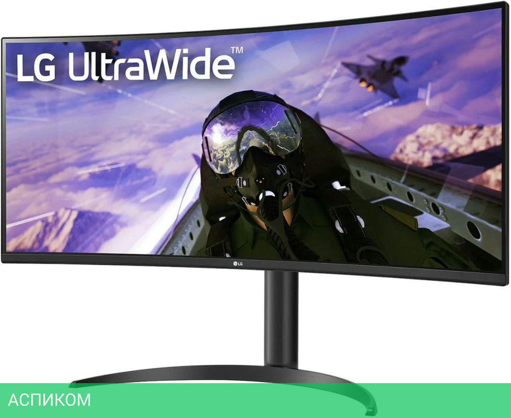 Монитор LG UltraWide 34WP65C-B черный