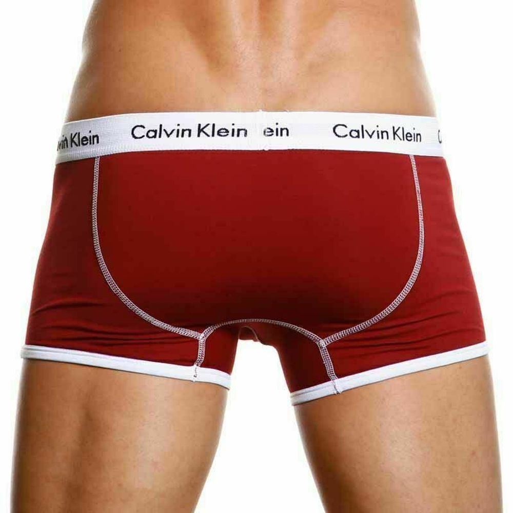 Мужские трусы боксеры красные Calvin Klein 365 Cherry-Red