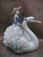 Статуэтка. Фарфор. Лебедь и принцесса. Lladro. Испания