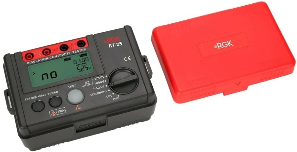 Измеритель сопротивления изоляции RGK RT-25 776523