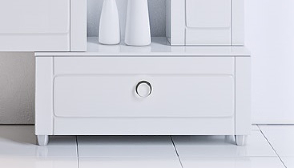 Тумба напольная  Aqwella Infinity 100 цвет белый Inf.03.10/W