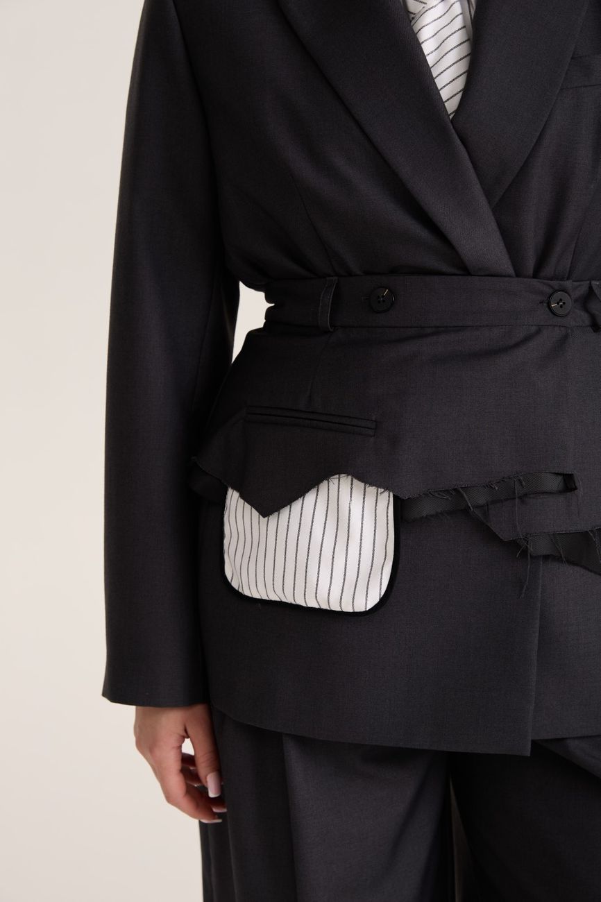 Пояс-баска, серый