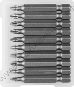 ЗУБР 10 шт, PH1 50 мм, Кованые биты (26001-1-50-10)