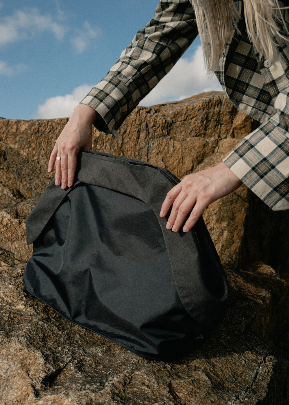 Облегченный чехол для сумки-переноски черный